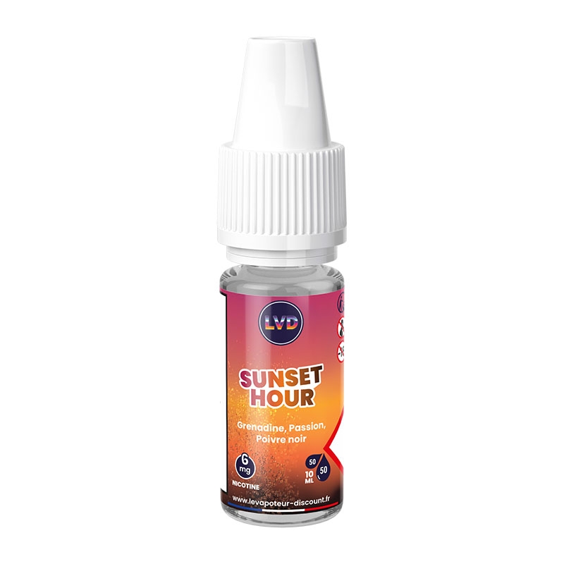 Grenadine Passion Fruit Black Pepper 10 ml Sunset Hour - Le Vapoteur Discount