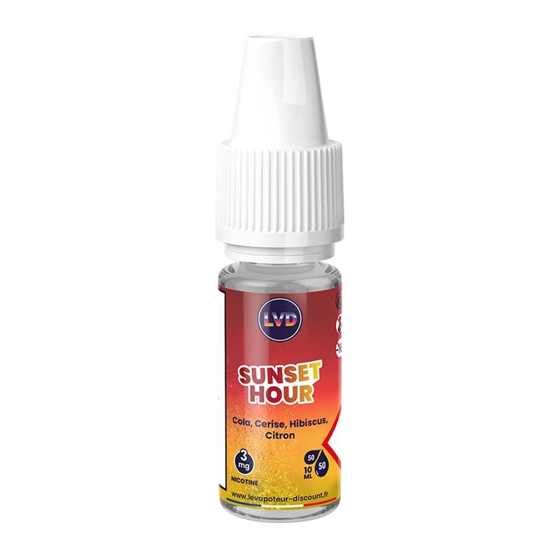 Cherry Hibiscus Lemon Cola 10 ml Sunset Hour - Le Vapoteur Discount