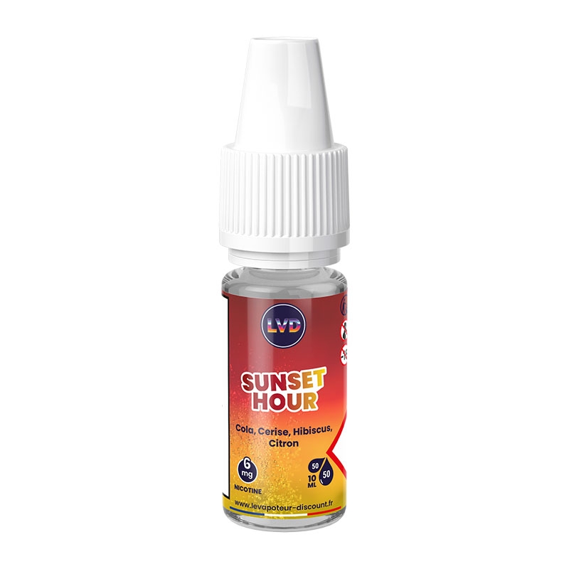 Cherry Hibiscus Lemon Cola 10 ml Sunset Hour - Le Vapoteur Discount