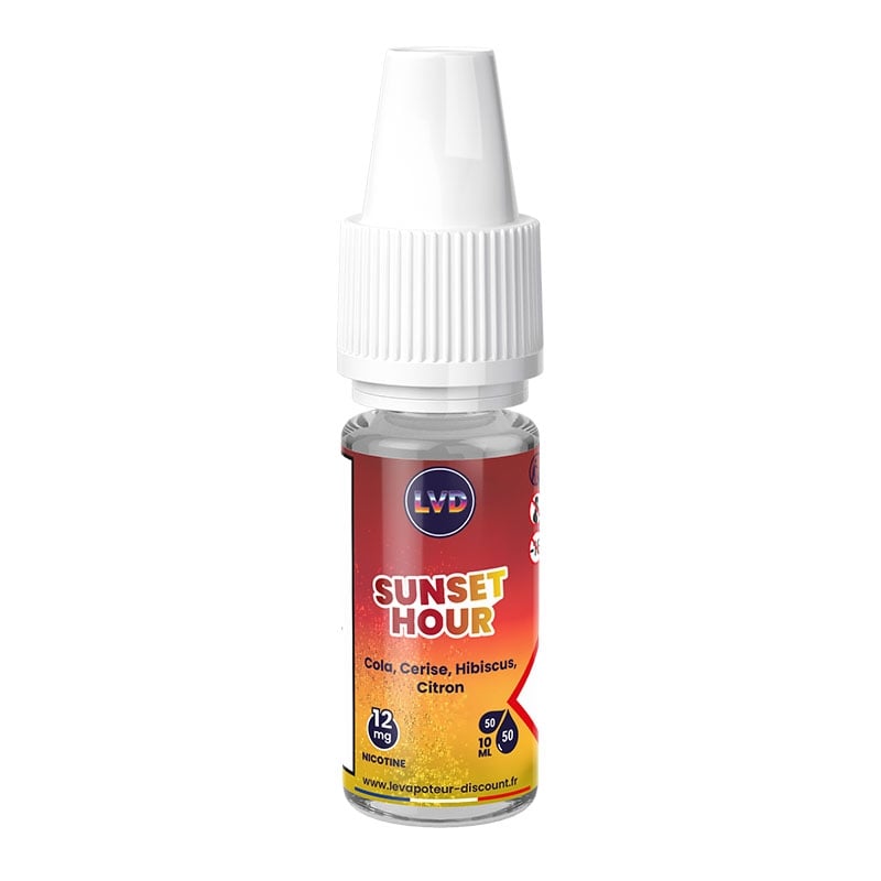 Cola Cerise Hibiscus Citron 10 ml Sunset Hour - Le Vapoteur Discount