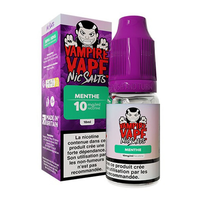 e-liquid Mint Nicotine Salts 10 ml - Vampire Vape cheap
