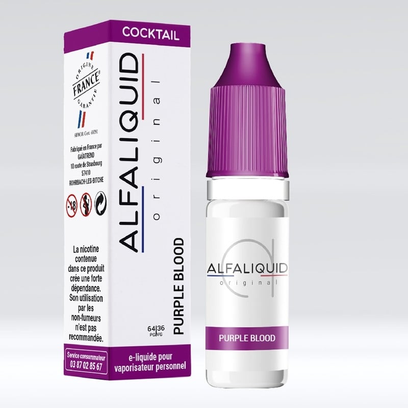 e-liquide Purple Blood 10 ml - Alfaliquid pas cher