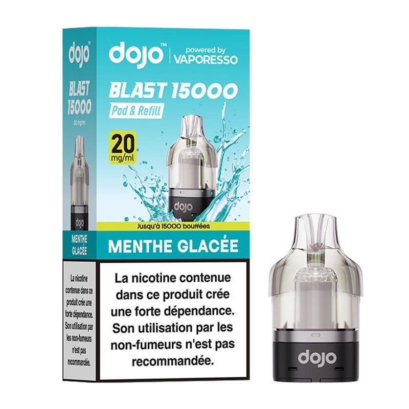 Cartouche Dojo Blast 15K Menthe Glacée - Vaporesso pas cher