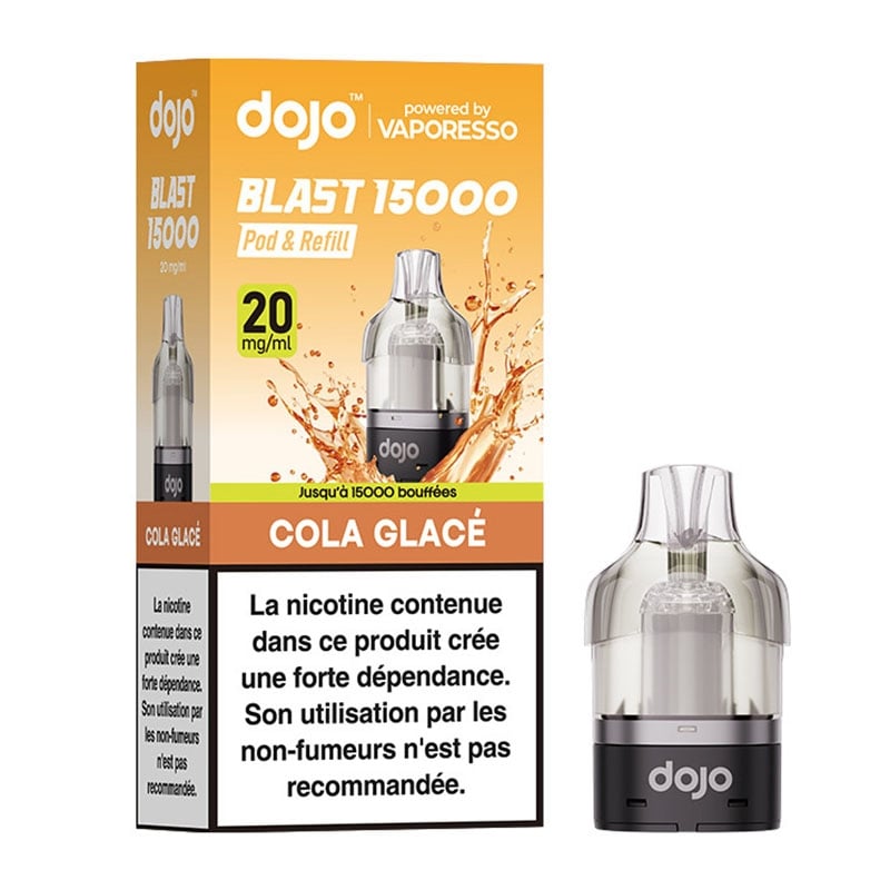 Cartouche Dojo Blast 15K Cola Glacé - Vaporesso pas cher