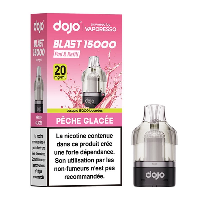 Cartouche Dojo Blast 15K Pêche Glacée - Vaporesso pas cher