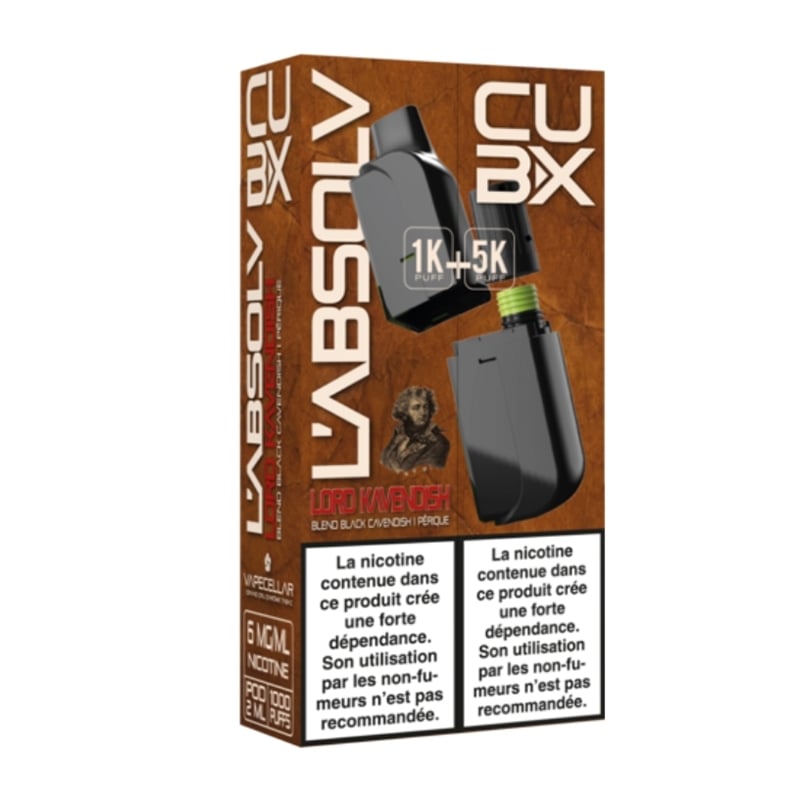 Pod e-liquid + Refill Cubx Lord Kavendish - Vape Cellar cheap