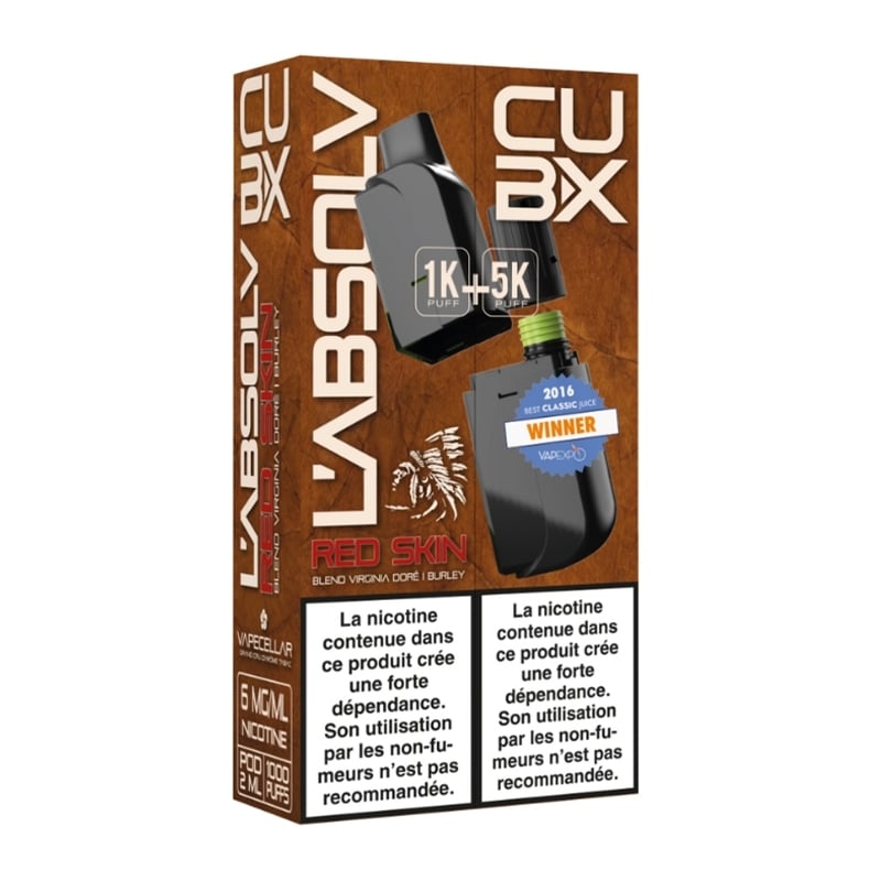 e-liquide Pod + Recharge Cubx saveur Red Skin - Vape Cellar pas cher