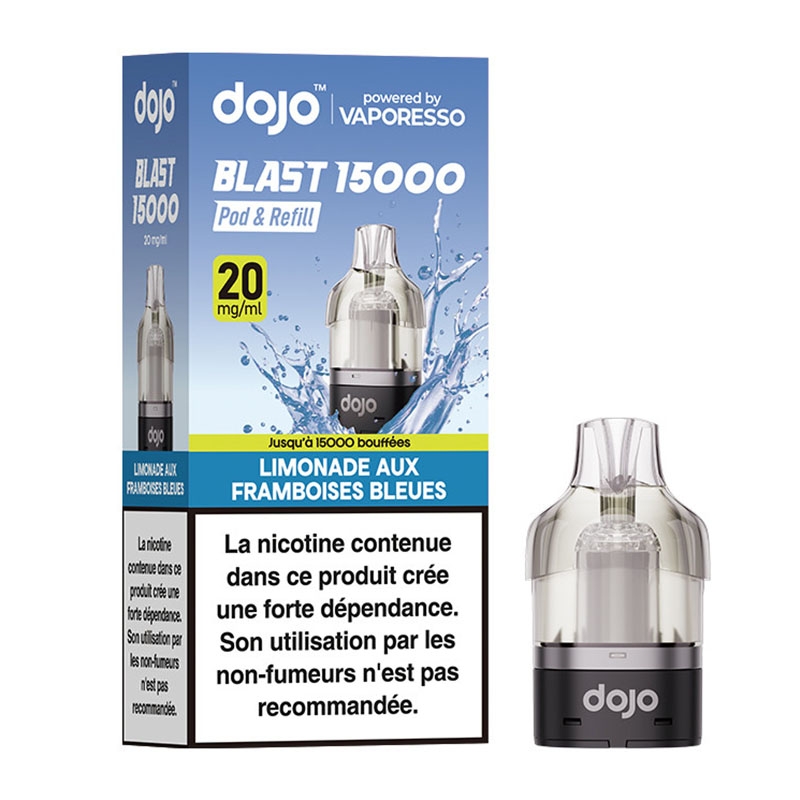 Dojo Blast 15K Blue Raspberry Lemonade Cartridge - Vaporesso cheap