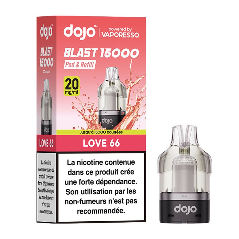 Dojo Blast 15K Love66 Cartridge - Vaporesso cheap