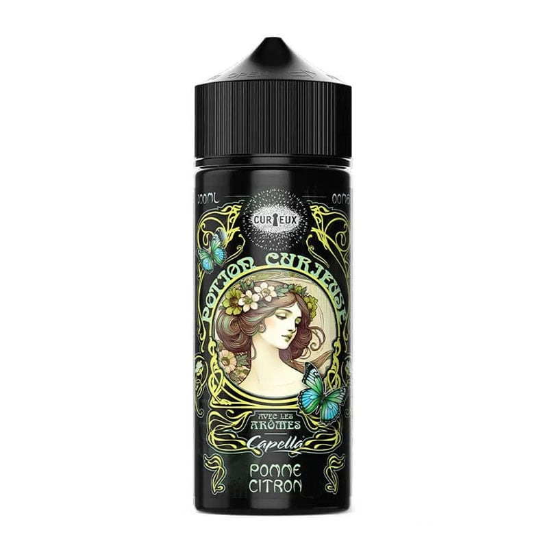 E-liquide Pomme Citron 100 ml Curieux pas cher | Le Vapoteur Discount