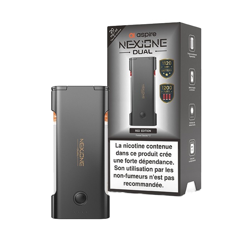 e-liquide Pack NexiOne Dual Red Edition 20 mg - Aspire pas cher