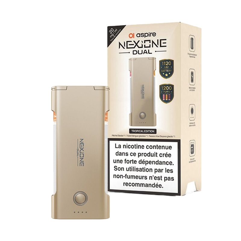 e-liquide Pack NexiOne Dual Tropical Edition 20 mg - Aspire pas cher