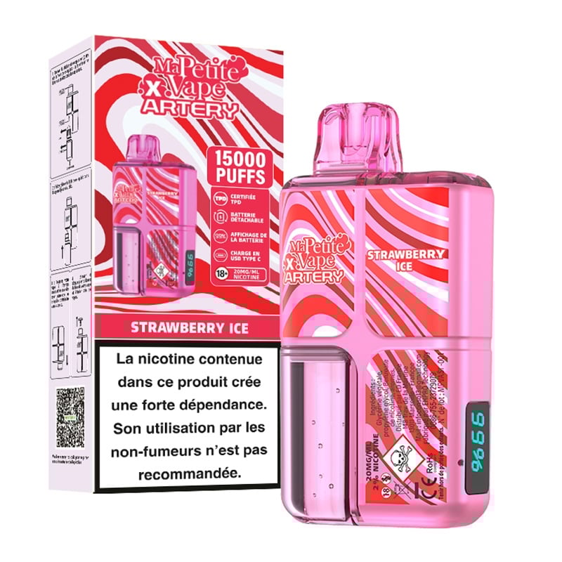 Puff Strawberry Ice - Ma Petite Vape X Artery pas cher