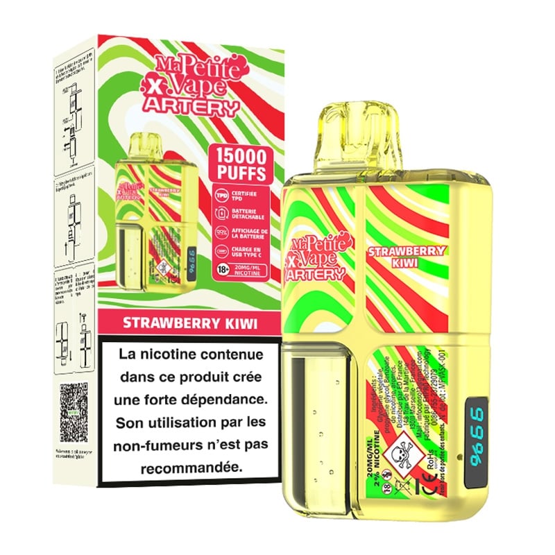 Puff Strawberry Kiwi - Ma Petite Vape X Artery pas cher