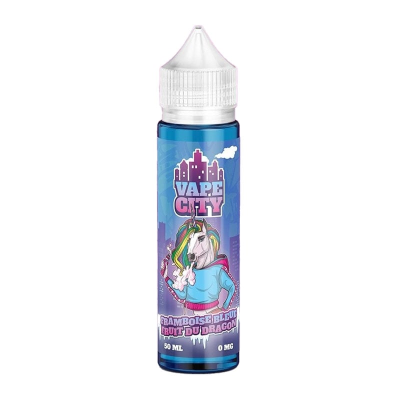 e-liquide Framboise Bleue Fruit du Dragon 50 ml - Vape City pas cher