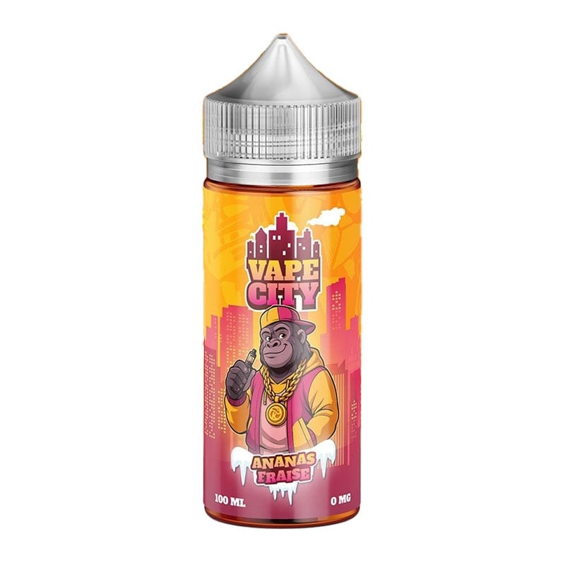 e-liquide Ananas Fraise 100 ml - Vape City pas cher