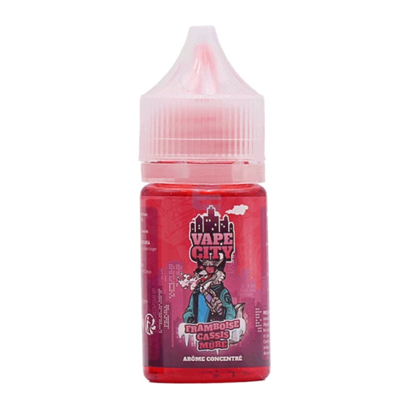 Concentré Framboise Cassis Mûre 30 ml - Vape City pas cher | Le Vapoteur Discount