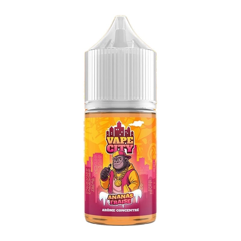 Concentré Ananas Fraise 30 ml - Vape City pas cher | Le Vapoteur Discount
