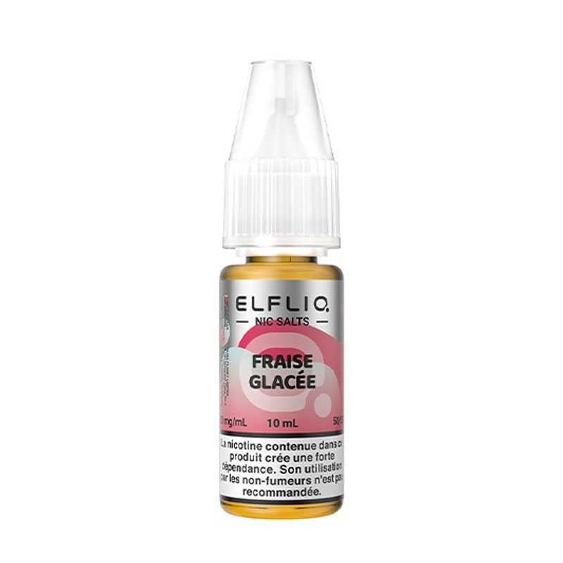 E-liquide ELFLIQ Fraise Glacée Nic Salt 10 ml - Elfbar pas cher | Le Vapoteur Discount