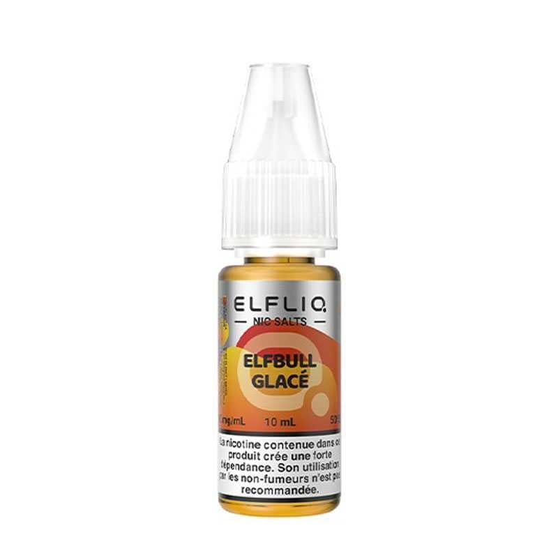 E-liquide ELFLIQ Elfbull Glacé Nic Salt 10 ml - Elfbar pas cher | Le Vapoteur Discount