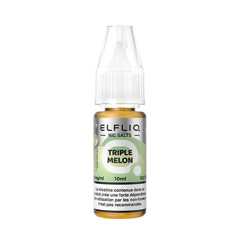 E-liquide ELFLIQ Triple Melon Nic Salt 10 ml - Elfbar pas cher | Le Vapoteur Discount