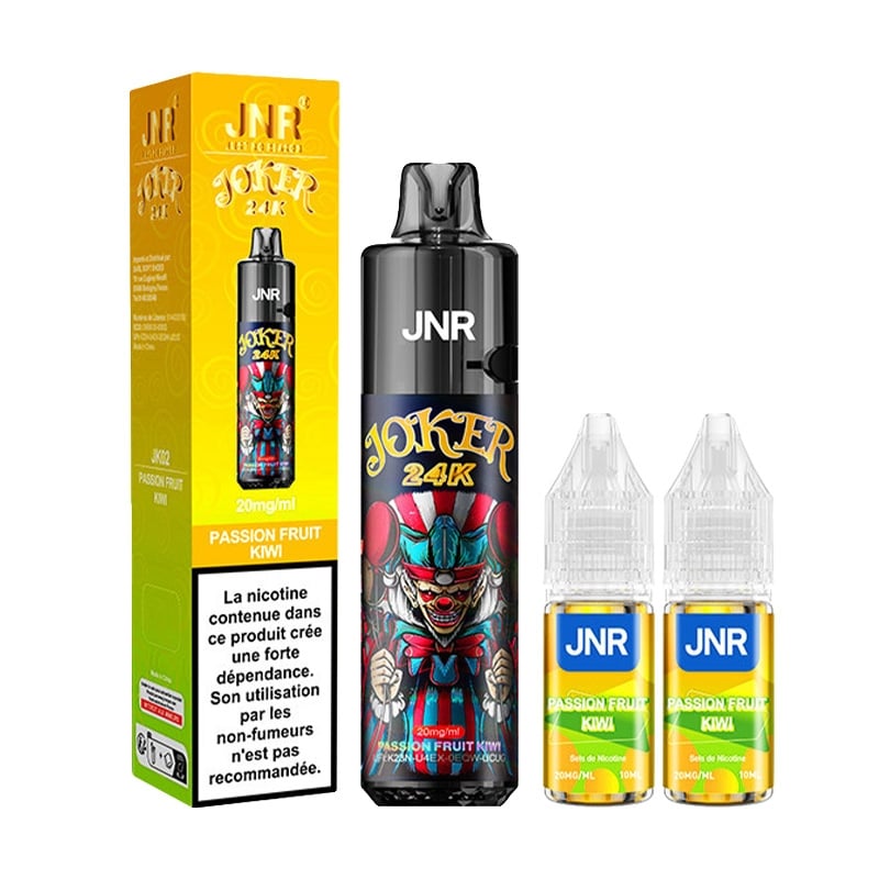 Puff JNR Joker 24 K Passion Fruit Kiwi pas cher | Le Vapoteur Discount