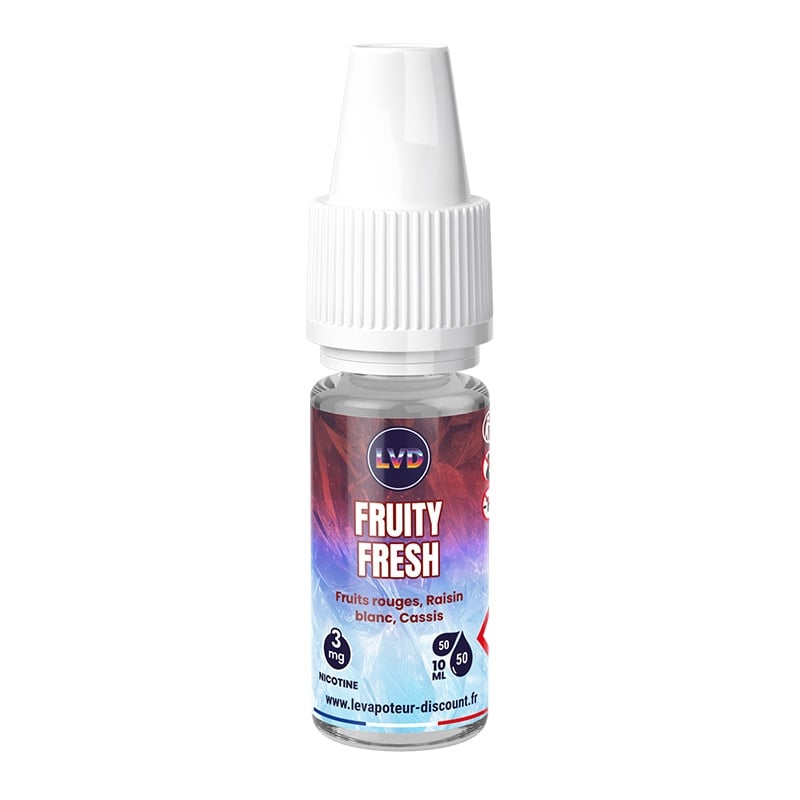 E-liquide Fruits Rouges Cassis Raisin Blanc 10 ml Fruity Fresh pas cher | Le Vapoteur Discount