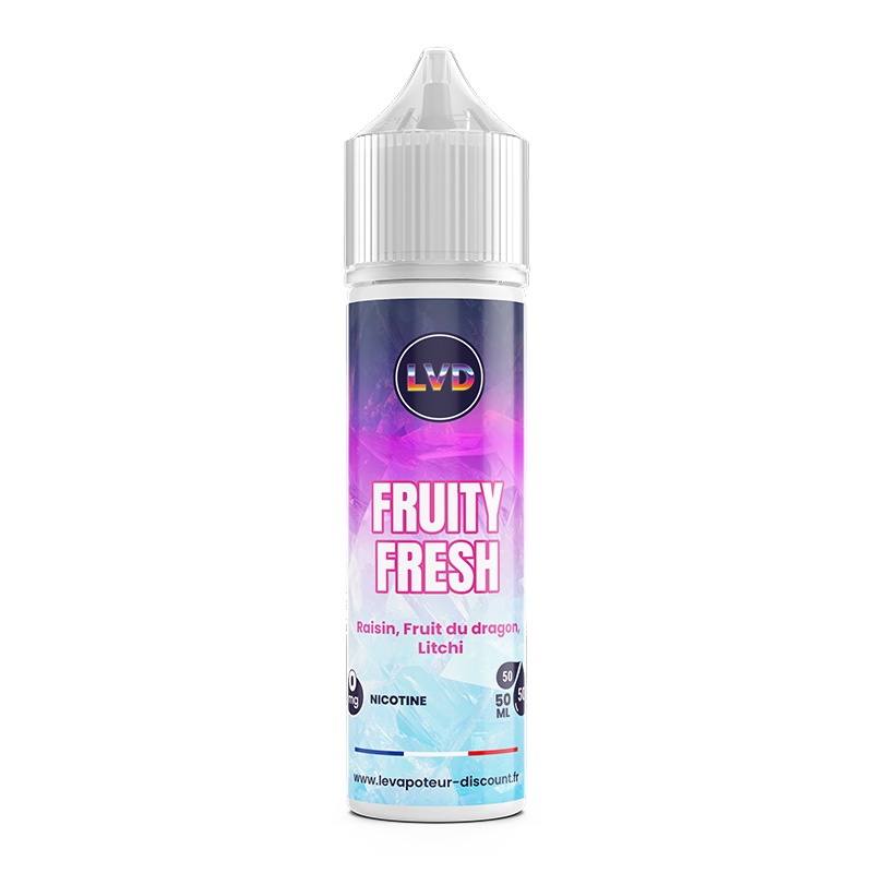 Dragon Fruit Grape Lychee 50 ml Fruity Fresh - Le Vapoteur Discount