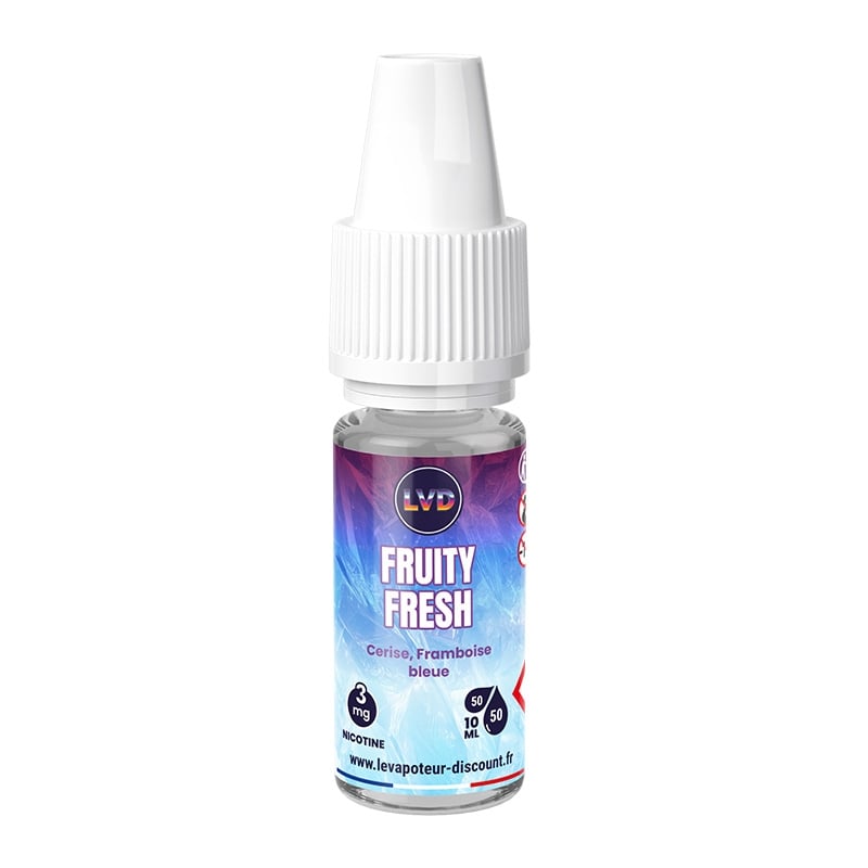 E-liquide Cerise Framboise bleue 10 ml Fruity Fresh pas cher | Le Vapoteur Discount