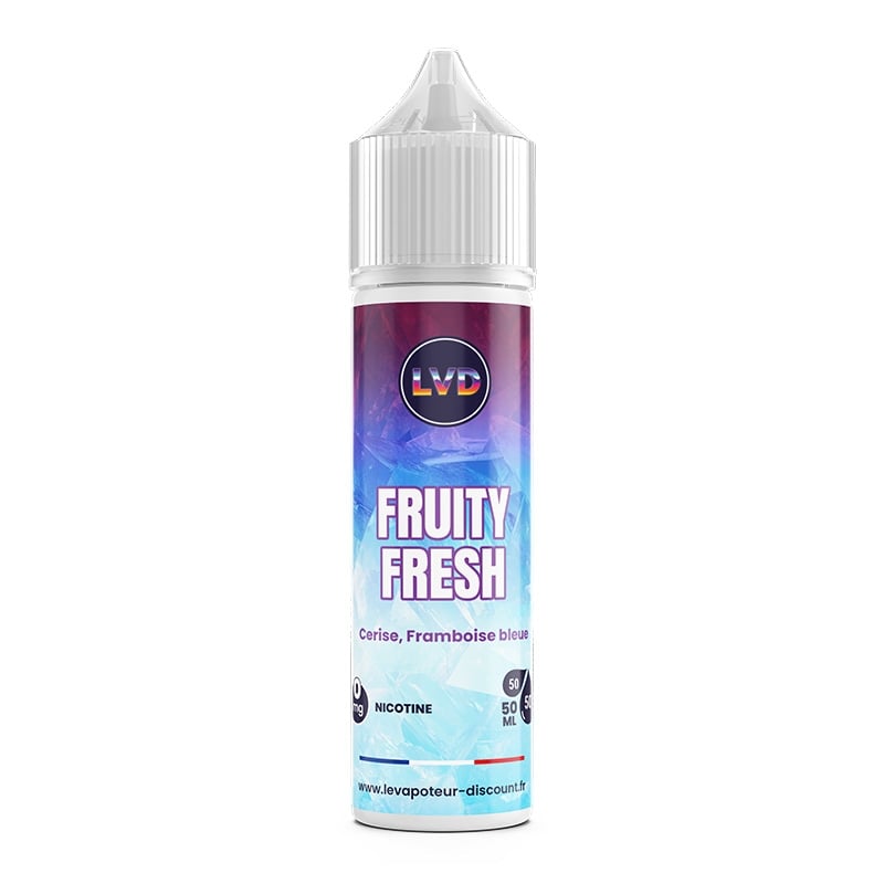 E-liquide Cerise Framboise bleue 50 ml Fruity Fresh | Le Vapoteur Discount