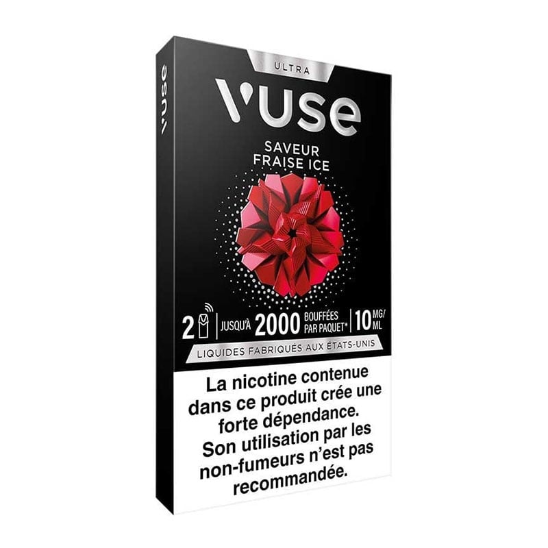 Pack of 2 Ultra Vuse Strawberry Ice refills - Vuse cheap