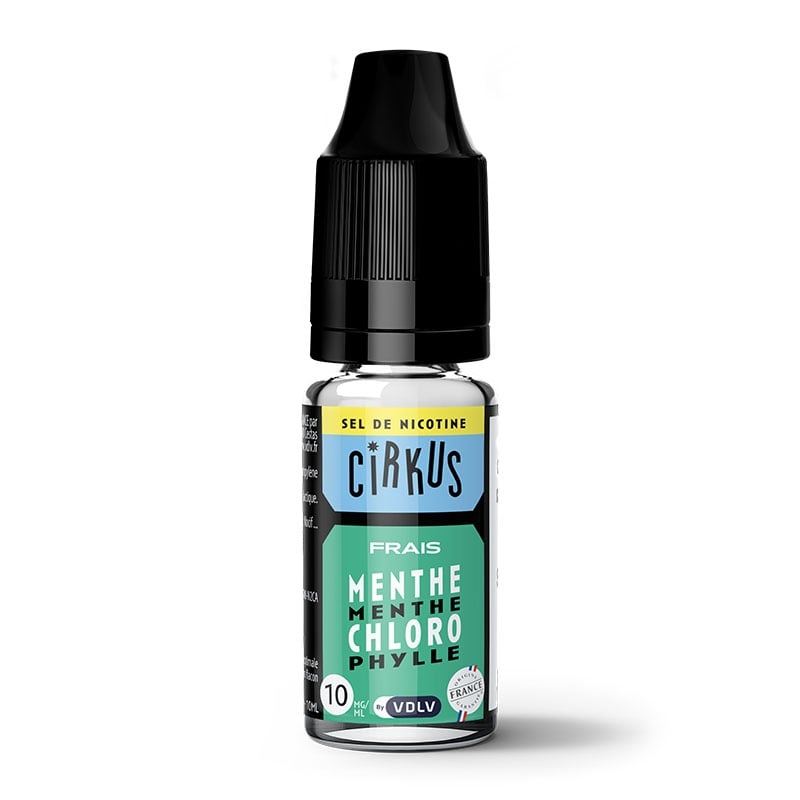 e-liquide Menthe Chlorophylle sels de nicotine 10 ml - Cirkus pas cher