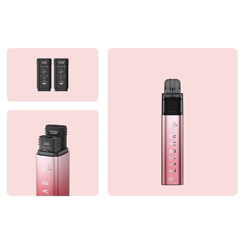 e-liquide Kit ElfBar 2in1 Edition Rouge - ElfBar pas cher