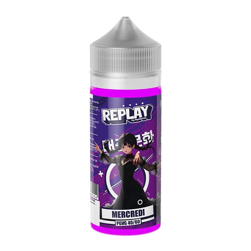 Eliquide Mercredi 100 ml Replay - Liquidarom pas cher | Le Vapoteur Discount