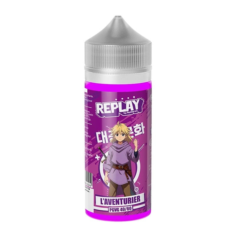 e-liquide L'aventurier 100 ml Replay - Liquidarom pas cher