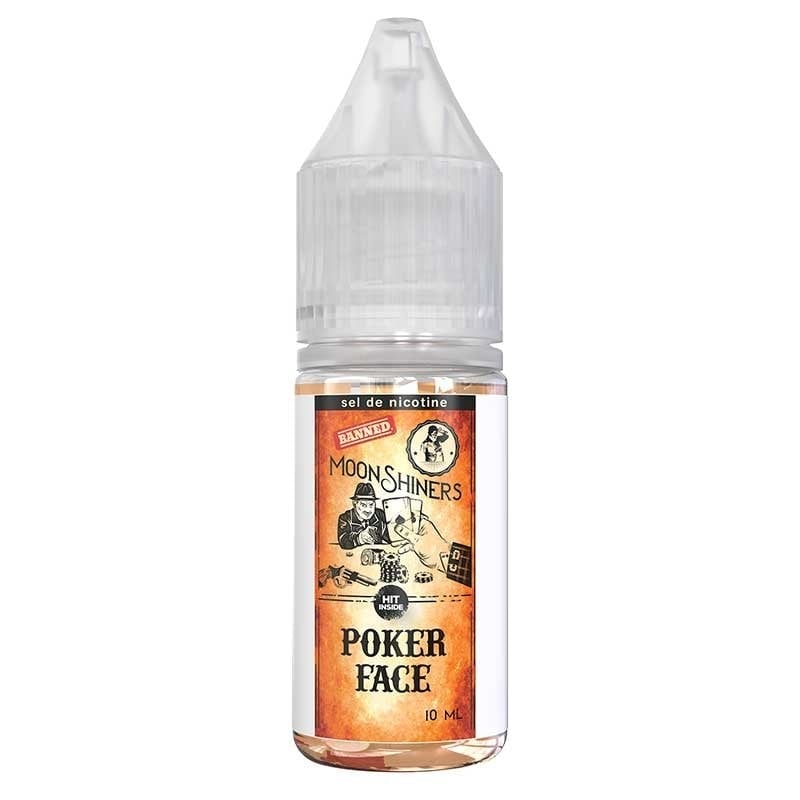 e-liquide Poker Face sels de nicotine 10 ml - Moonshiners pas cher