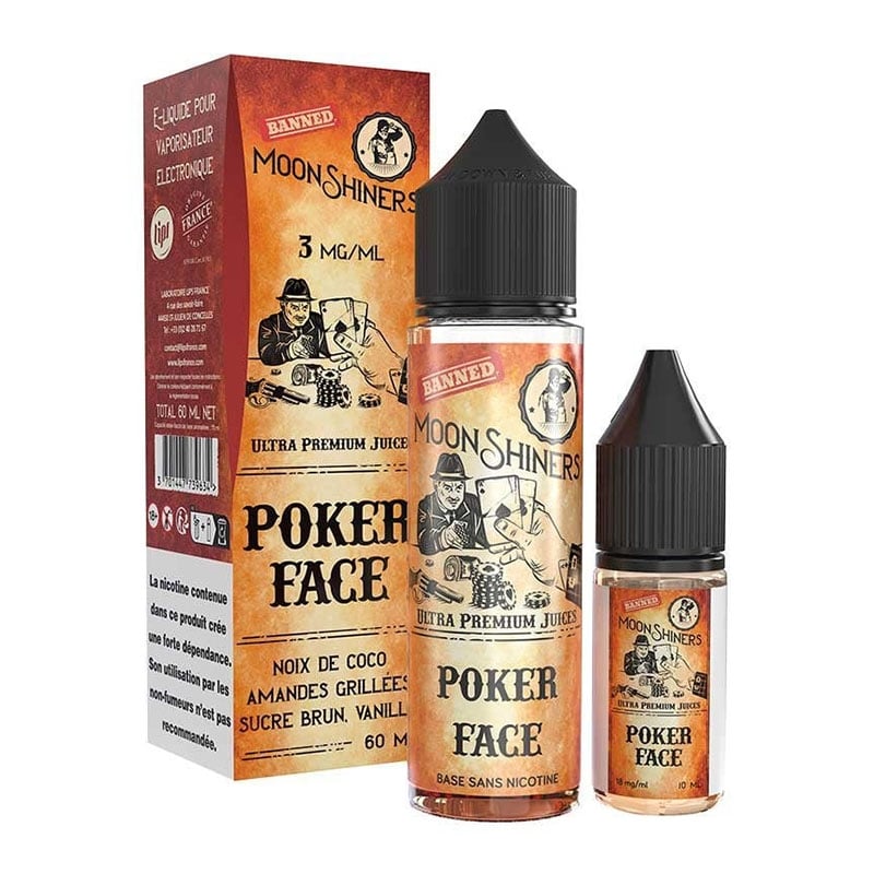 e-liquide Poker Face 60 ml - Moonshiners pas cher