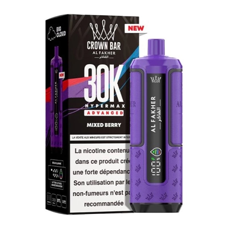 Puff Al Fakher Crown Bar Advanced 30K Mixed Berry | Le Vapoteur Discount Puff Al Fakher Crown Bar Advanced 30K Mixed Berry | Le Vapoteur Discount