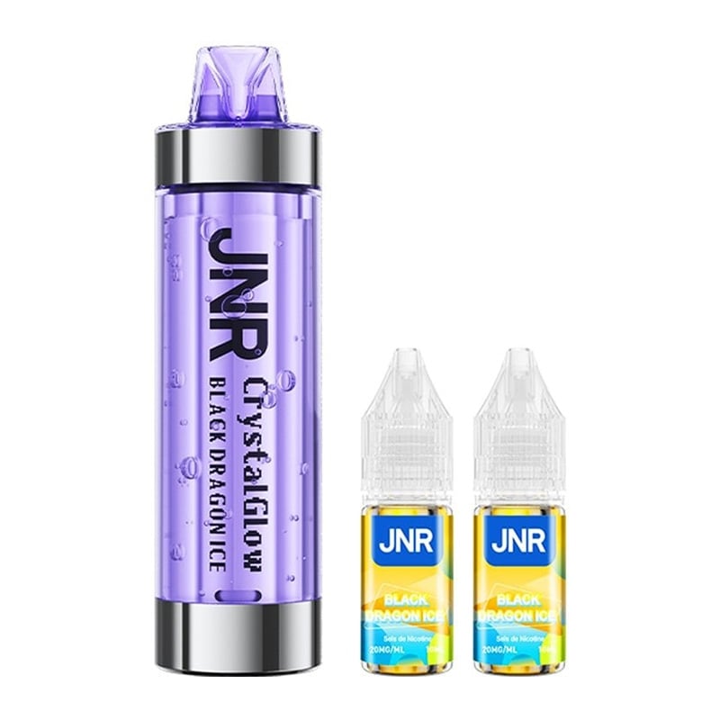 Puff JNR Crystal Glow 33K Black Dragon Ice | Le Vapoteur Discount Puff JNR Crystal Glow 33K Black Dragon Ice | Le Vapoteur Discount