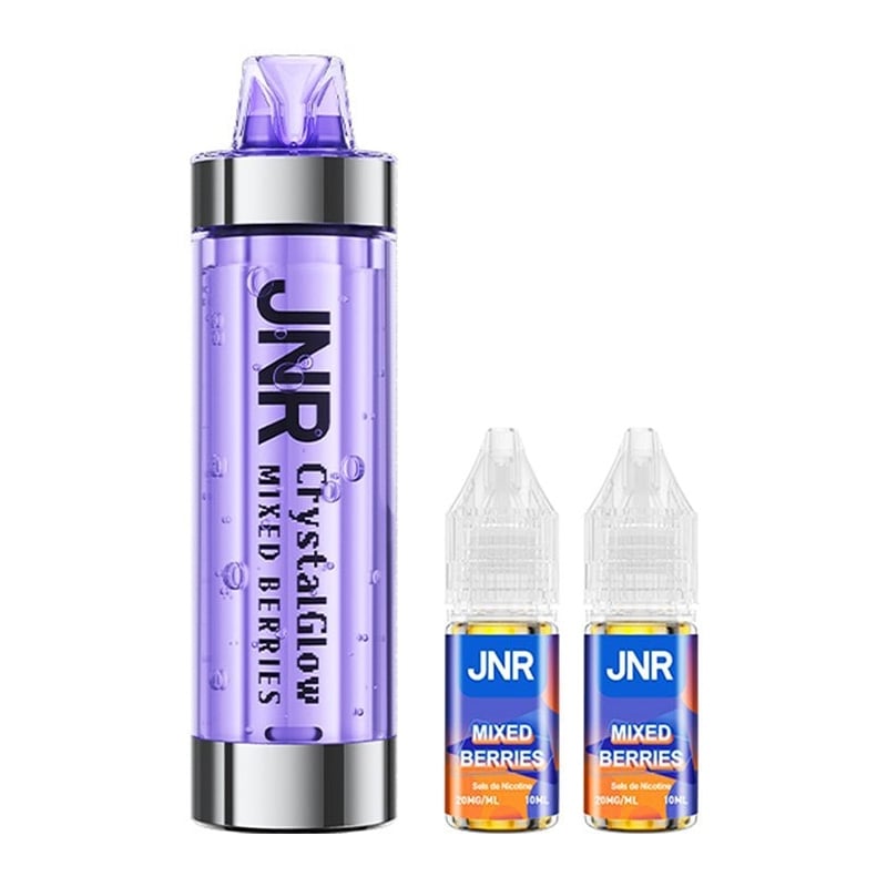Puff JNR Crystal Glow 33K Mixed Berries | Le Vapoteur Discount Puff JNR Crystal Glow 33K Mixed Berries | Le Vapoteur Discount