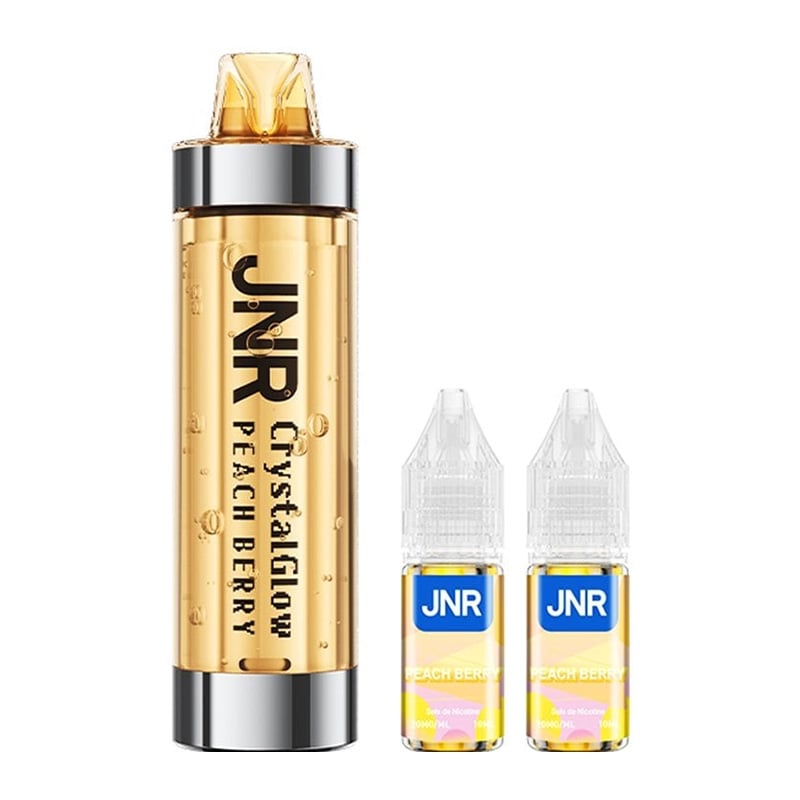 Puff JNR Crystal Glow 33K Peach Berry | Le Vapoteur Discount Puff JNR Crystal Glow 33K Peach Berry | Le Vapoteur Discount