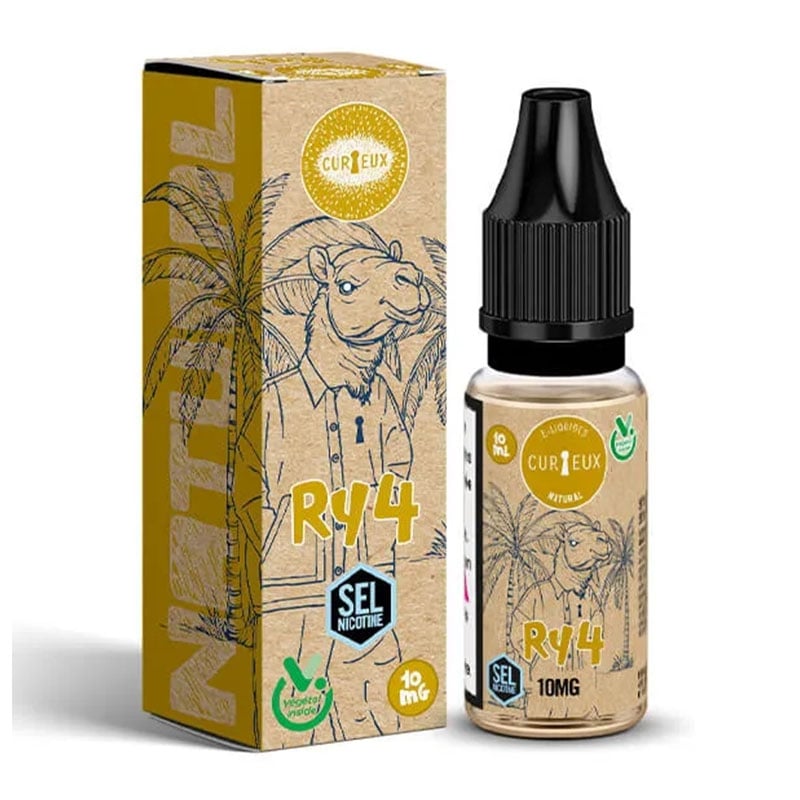 e-liquide RY4 sels de nicotine 10 ml Edition Natural - Curieux pas cher