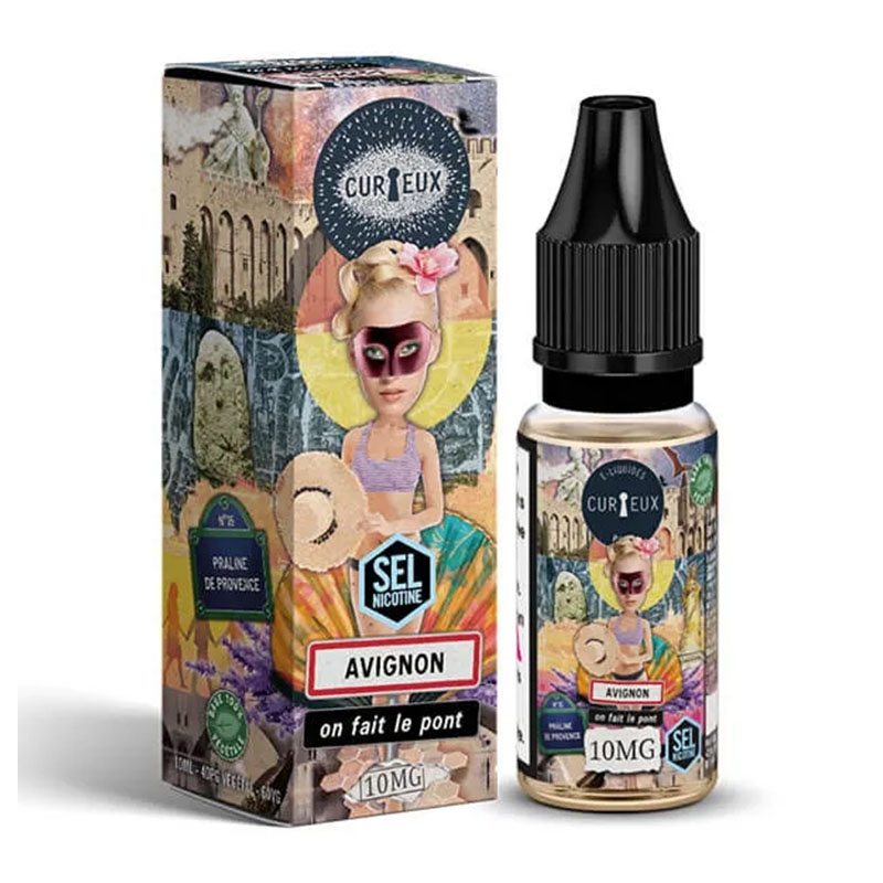 e-liquid Avignon, On Fait Le Pont nicotine salt 10 ml Hexagone - Curieux cheap