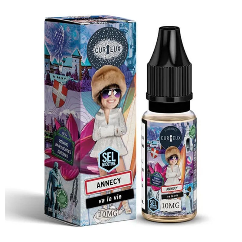 e-liquid Annecy Va La Vie nicotine salt 10 ml Hexagone - Curieux cheap