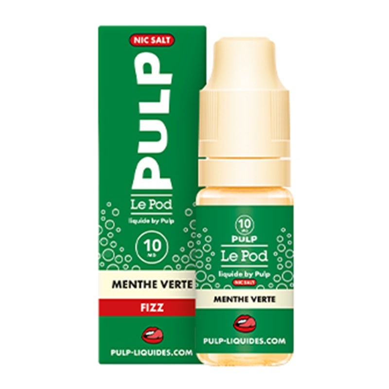 E-liquide Menthe Verte 10 ml - Le Pod Liquide Fizz - Pulp pas cher | Le Vapoteur Discount