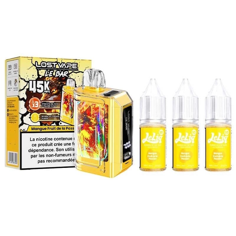 Puff Le Bar 45K Mangue Fruit de la Passion - Lost Vape pas cher