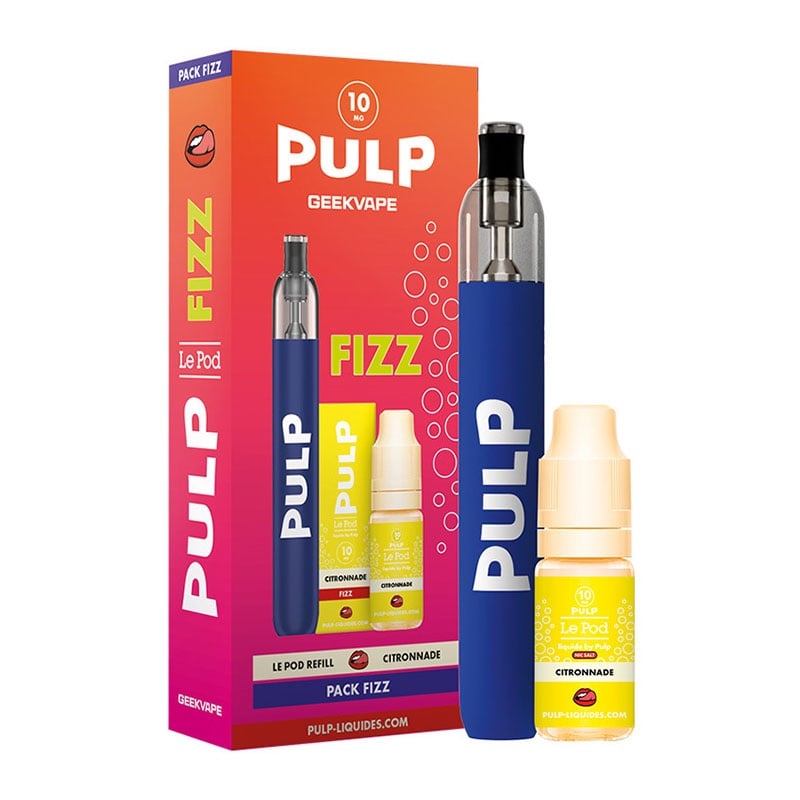 e-liquide Pack Citronnade Le Pod Liquide Fizz + Pod Refill M2 - Pulp pas cher