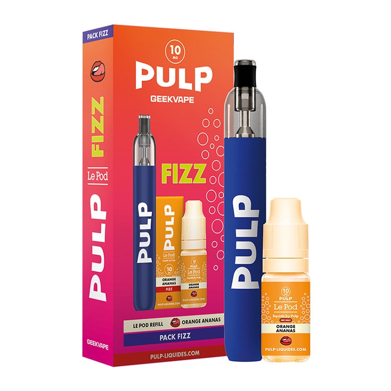 E-liquid Pack Orange Pineapple Le Pod Liquide Fizz + Pod Refill M2 - Pulp cheap