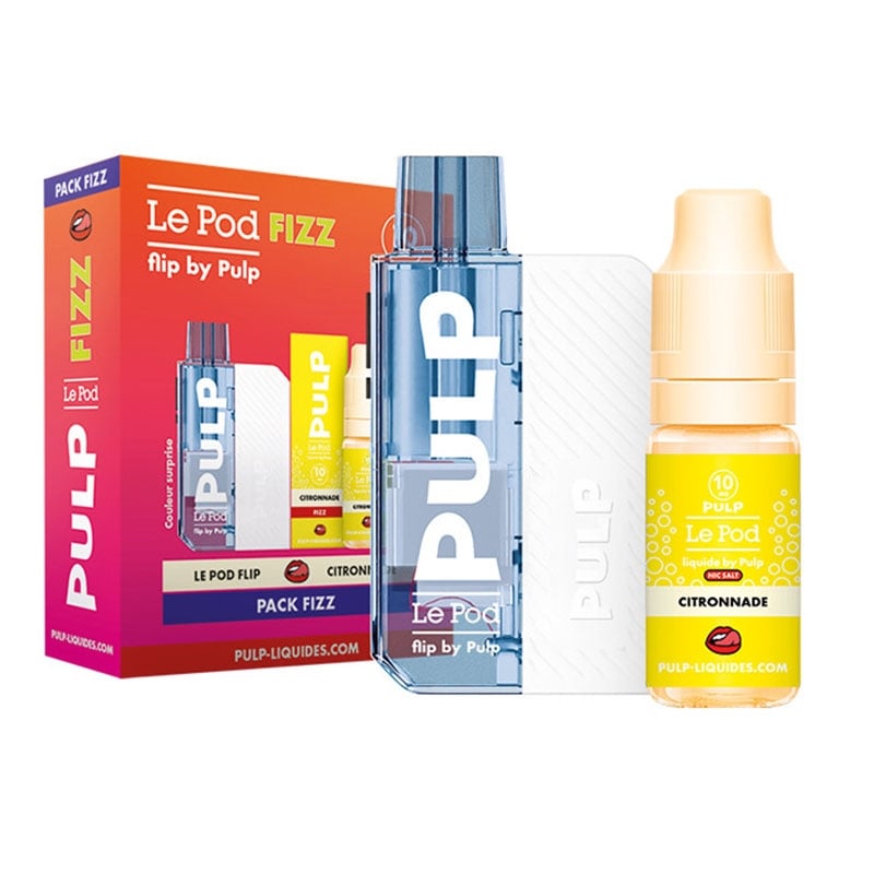 e-liquide Pack Citronnade Le Pod Liquide Fizz + Pod Flip Pulp - Pulp pas cher