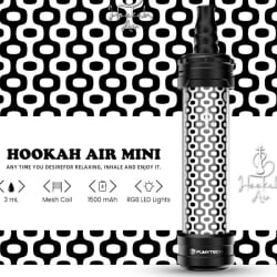 Cigarettes Electroniques Kit Hookah Air Mini édition Black White Pattern - Fumytech pas cher